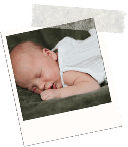 Baby sleeping peacefully, copyright Chiara Hammerer.